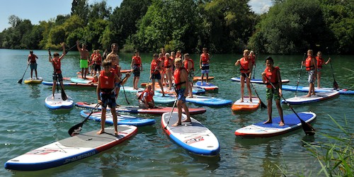 Kanu.de – 900 Schüler beim Wasserschultag am, auf und im Wasser